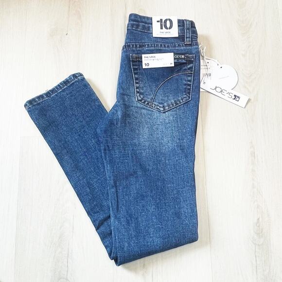 ๐ 3/$10 ๐ Joes Jeans Sage Mid Rise Slim Straight Jean Girls 10 NEW - Picture 2 of 6